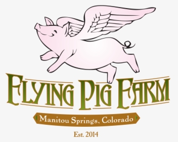Flying Pig Farm - Cartoon, HD Png Download, Free Download