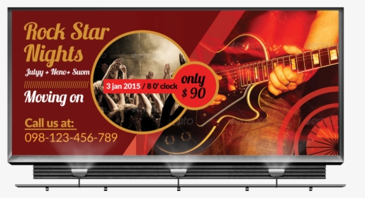 Music Concert Billboard Banners Example Image, HD Png Download, Free Download