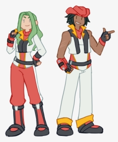 Some Wendy And Sven Redesigns From Pokemon Ranger Shadows - Female Pokemon Ranger Oc, HD Png Download, Free Download