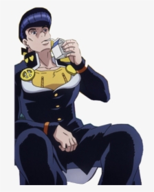 Josukehigashikata Josuke Jojo Freetoedit - Giorno Drink Meme, HD Png Download, Free Download