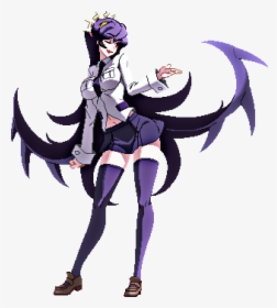 #skullgirls #filia #aesthetic #pixel #anime Girl #anime - Blazblue Cross Tag Battle Fifth Fate, HD Png Download, Free Download