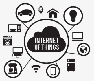 Internet Of Things Black And White, HD Png Download, Free Download