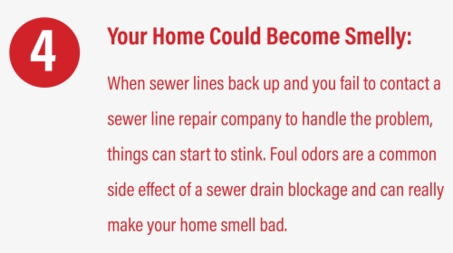 Putting Off Sewer Repair Can Cost You, Reason - Carmine, HD Png Download, Free Download