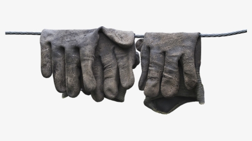 Guantes, Cuerda De Alambre, Suspendido - Dirty Work Gloves Transparent, HD Png Download, Free Download