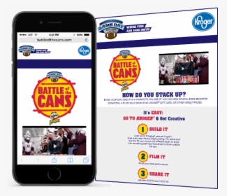Battleofthecans Web - Iphone, HD Png Download, Free Download