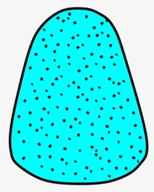 Gum Drop, Large, Bright Blue, HD Png Download, Free Download