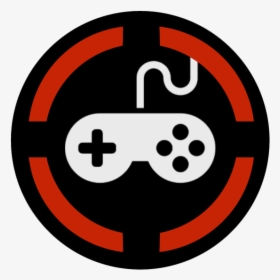 Icon Gamer - Transparent Red Black Circle, HD Png Download, Free Download