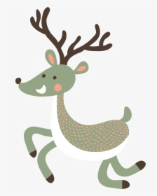Cartoon Reindeer Decorative Patterns Png Download - Cartoon, Transparent Png, Free Download
