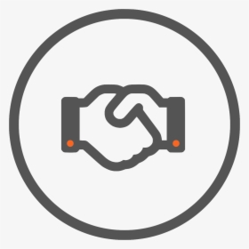 Two People Shaking Hands - Symbol Two Hands Shaking, HD Png Download, Free Download