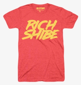 Rich Shibe Vintage Heather Red Tri Blend - Active Shirt, HD Png Download, Free Download