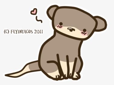 Mongoose Clipart Sea Otter , Png Download - Chibi Otter Drawing, Transparent Png, Free Download