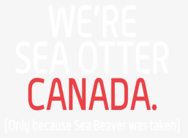 Sea Otter Not Beaver - Poster, HD Png Download, Free Download