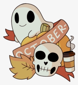 Design Orange Halloween Tattoo Skeletons Fall Autumn - Pumpkin And Skeleton S, HD Png Download, Free Download