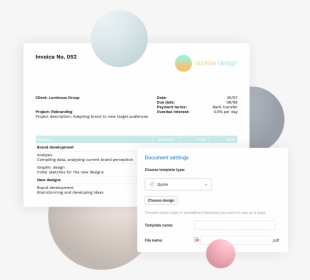 Invoices Scoro - Circle, HD Png Download, Free Download