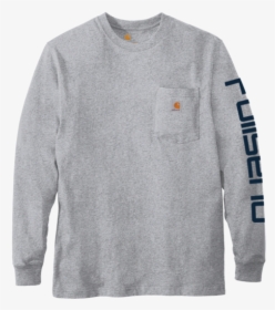 Long Sleeve Carhartt Gray, HD Png Download, Free Download