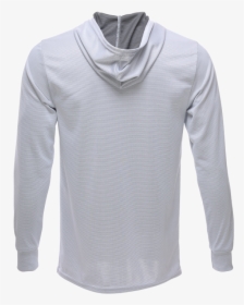Unisex Long Sleeve Hoodie Bamboo Dry Shirt Back, Grey - Long Sleeve T Shirt Hoodie Back, HD Png Download, Free Download