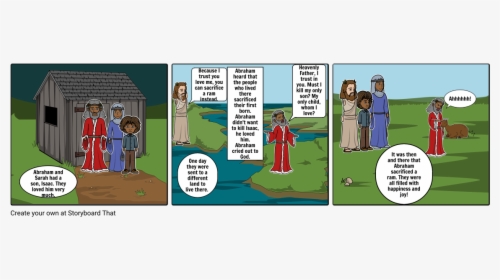Storyboard That Abraham And Sarah, HD Png Download, Free Download