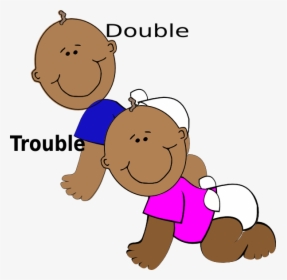 Double Trouble Svg Clip Arts - Double Clipart, HD Png Download, Free Download