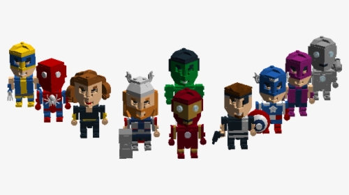 Comic Avengers - Lego Cartoon Comic, HD Png Download, Free Download
