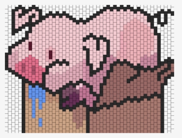 Waddles In A Box Bead Pattern - Waddles Cross Stitch Grid, HD Png Download, Free Download