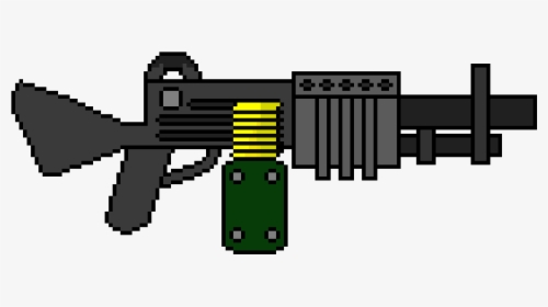 Pixel Art Gun Sprite, HD Png Download, Free Download