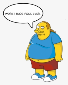Comic Book Guy"s Catchphrase - Simpsons Comic Book Guy, HD Png Download, Free Download