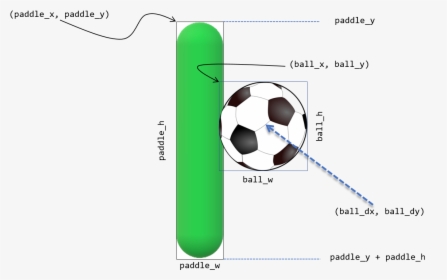 Ball Hitting Paddle - Dribble A Soccer Ball, HD Png Download, Free Download