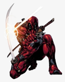 #deadpool #cool #awesome #marvel #superhero - Deadpool Sword And Gun, HD Png Download, Free Download