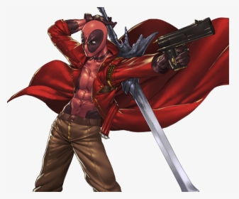Deadpool And Dante Image - Devil May Cry Deadpool, HD Png Download, Free Download