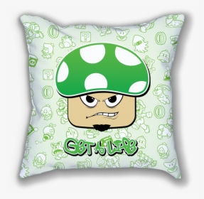 Get A Life 1up Mushroom - Cushion, HD Png Download, Free Download