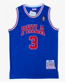 Camisa Philadelphia 76ers Allen Iverson - Sports Jersey, HD Png Download, Free Download