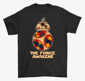 Bb-8 Autism Awareness The Force Awakens Star Wars Shirts - T Shirt Gucci Snoopy, HD Png Download, Free Download