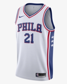 Nike Nba Philadelphia 76ers Joel Embiid Swingman Home, HD Png Download, Free Download