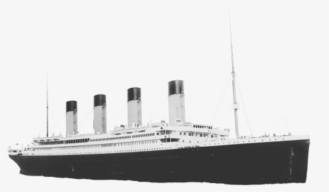 Titanic Picture Black And White, HD Png Download, Free Download