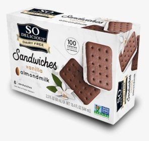 Food,graham - Almond Milk Ice Cream Sandwiches, HD Png Download, Free Download