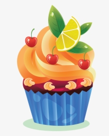 Colorful Cliparts For Cupcake, HD Png Download, Free Download