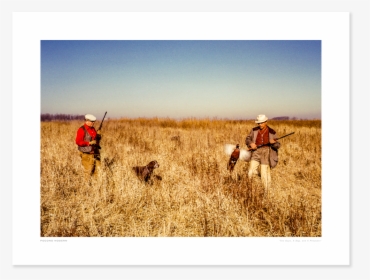 Main Two Guys, A Dog And A Pheasant, HD Png Download, Free Download
