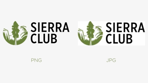 Png Vs Jpg - Sierra Club, Transparent Png, Free Download