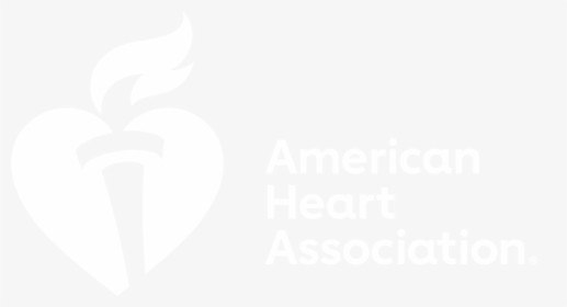 American Heart Association Midwest Logo - White American Heart Association Logo, HD Png Download, Free Download