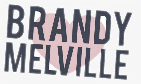 Brandy Melville Stickers Png - Signage, Transparent Png, Free Download