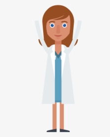 Clipart Coat Pharmacist - Pharmacist Cartoon, HD Png Download, Free Download