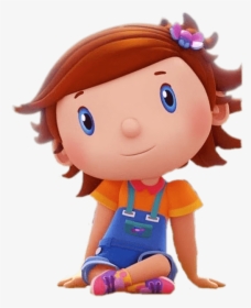 Helena Sentado En El Piso - Cartoon, HD Png Download, Free Download