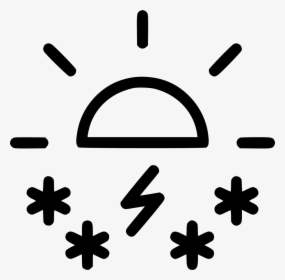 Day Daytime Snow Storm Sun Weather Comments - Ship's Wheel Vector, HD Png Download, Free Download