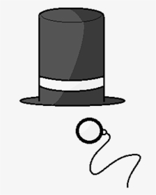 Monocle Top Hat Png Photo - Monocle And Top Hat Png, Transparent Png, Free Download