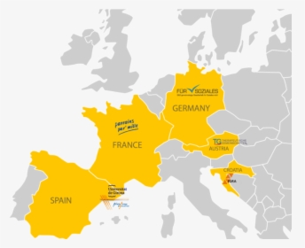 Mapafinal - Europe Map Silhouette, HD Png Download, Free Download