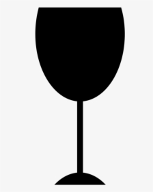 Wine Glass Silhouette Blackboard - Wine Glass Silhouette Transparent, HD Png Download, Free Download