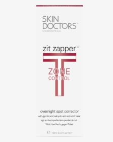 T Zone Zit Zapper Carton - Skin Doctors, HD Png Download, Free Download