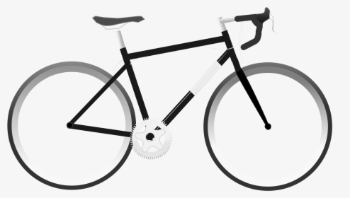 Road Bike Clipart Clipart Kid - Cartoon Bike No Background, HD Png Download, Free Download