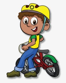 We"re Reaching Out To Kids, Their Schools, Their Whanau, - Boy Cartoon Bike Png, Transparent Png, Free Download