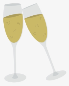 Transparent Champagne Png Transparent - Champagne Glasses Png Cartoon, Png Download, Free Download